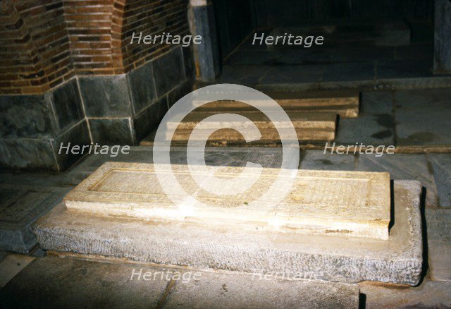 Tomb of Timur (Tamburlaine), Mausoleum of Gur-e-Amir (built 1404), Samarkand, c20th century. Artists: CM Dixon, Unknown.