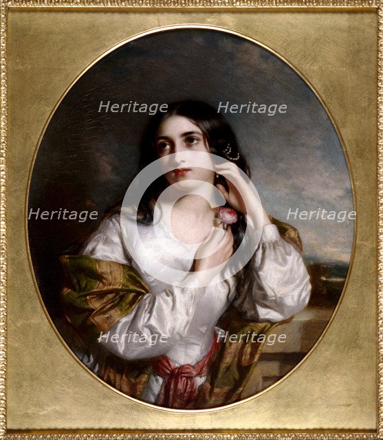 'The Fair Friend', c1840. Artist: Charles Baxter