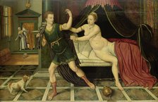 Joseph and Potiphar's Wife, c.1575. Creator: Anon.
