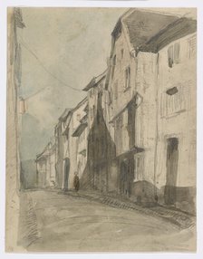 A Street at Saverne, 1858. Creator: James Abbott McNeill Whistler.