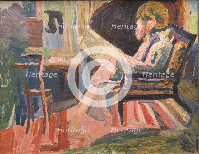 Reading Figure, 1941. Creator: Niels Larsen Stevns.