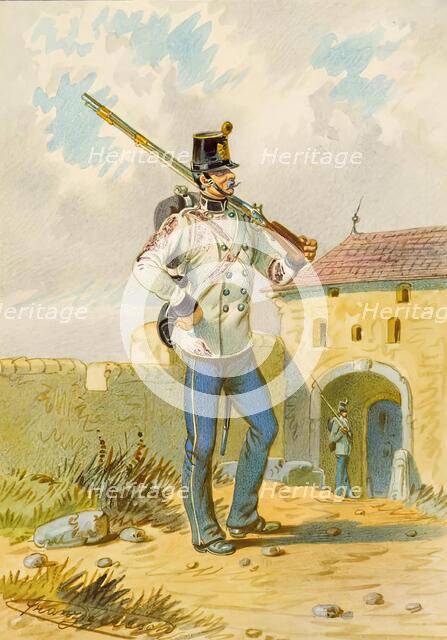 soldier, undated. Creator: Franz Gerasch.