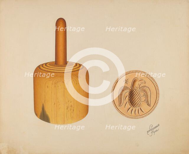 Butter Mold, c. 1937. Creator: Lawrence Flynn.