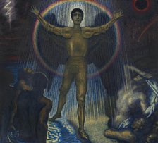 The angel of judgment, c1922. Creator: Stuck; Franz; Ritter von (1863-1928).