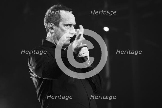 Andy McCluskey, OMD, live at Heritage Live, Audley End House, Essex, Aug 2023. Creator: Annapaola Marchesani.