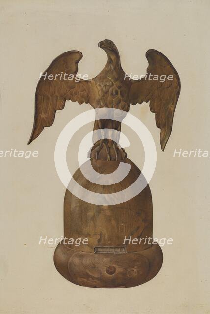 Flag Pole Finial, 1935/1942. Creator: Victor F. Muollo.