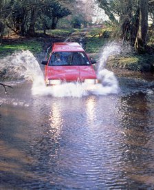 1989 Subaru 1.8 Turbo 4wd. Artist: Unknown.