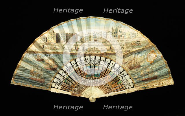 Fan, British, ca. 1790. Creator: Robert Delamotte.