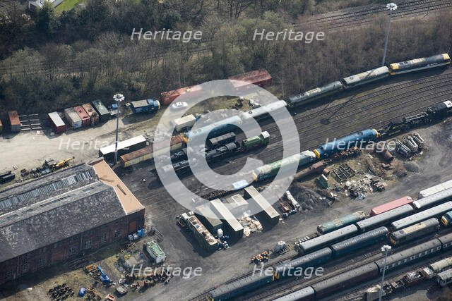 East Lancashire Railway Buckley Wells rail depot and workshop, Bury, 2019. Creator: Historic England.