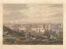Baltimore from Federal Hill, published 1831. Creator: William James Bennett.