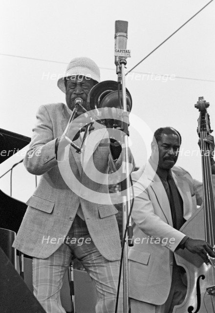 Al  Grey, Capital Jazz Festival, Knebworth, Herts, July 1982. Artist: Brian O'Connor.