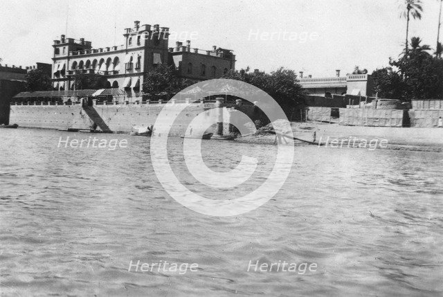 British general headquarters, Baghdad, Mesopotamia, WWI, 1918. Artist: Unknown