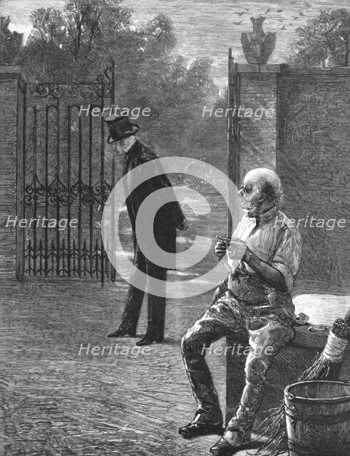 ''That Unfortunate Marriage, by Francis Eleanor Trollope,"What am I doing of? I'm rubbing up Master  Creator: Sydney Prior Hall.