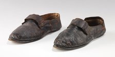 Shoes, British, 1790-1825. Creator: Unknown.