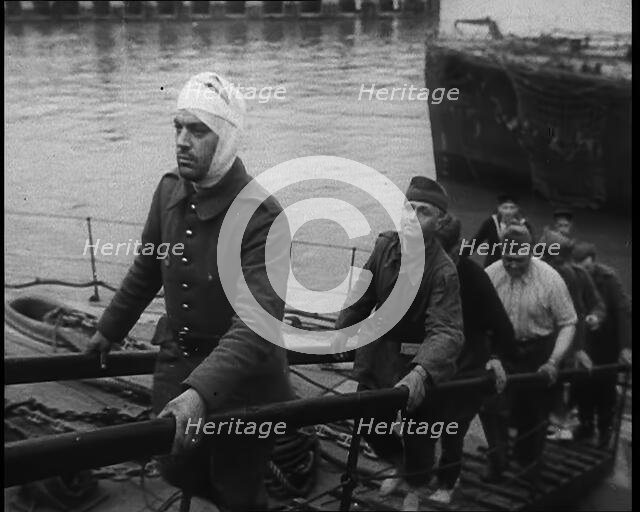 British Soldiers Disembarking at Dover Following the Evacuation of Dunkirk, 1940. Creator: British Pathe Ltd.