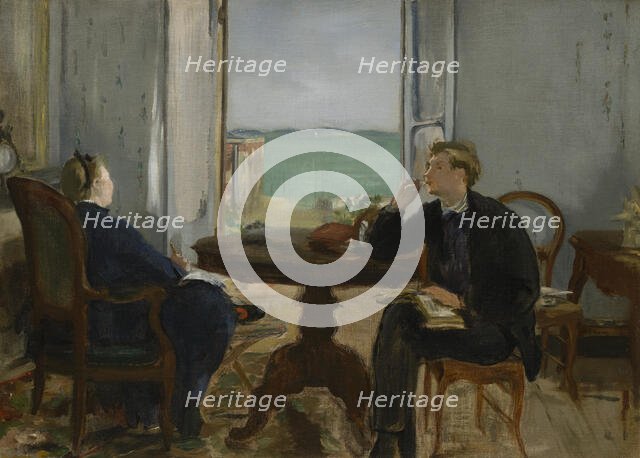 Interior At Arcachon, 1871. Creator: Edouard Manet.