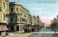 Boulevard Callao, Buenos Aires, Argentina, late 19th or early 20th century(?). Artist: Unknown