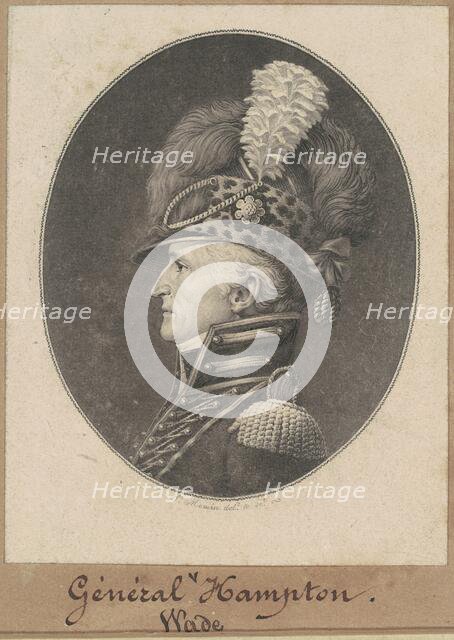 Wade Hampton, 1809. Creator: Charles Balthazar Julien Févret de Saint-Mémin.