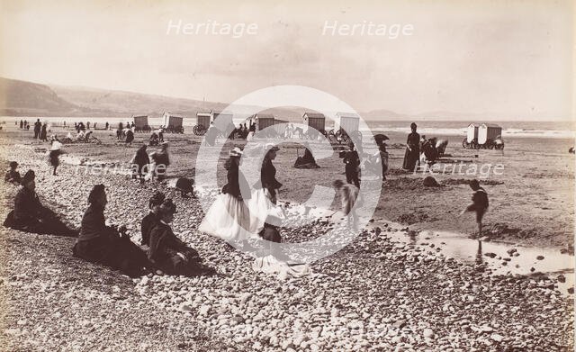 Pensarn Beach, 1860s. Creator: Francis Bedford.