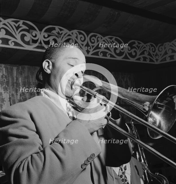 Portrait of Henry Wells, Aquarium, New York, N.Y., ca. Jan. 1947. Creator: William Paul Gottlieb.