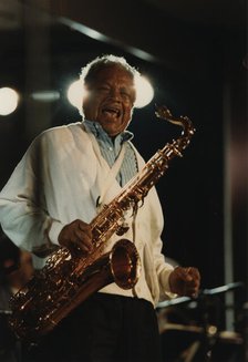 Illinois Jacquet, North Sea Jazz Festival, Netherlands, 1992. Creator: Brian Foskett.