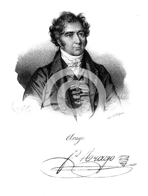 Dominique Francois Jean Arago (1786-1853), French astronomer, physicist and politician, c1820. Artist: Delpech
