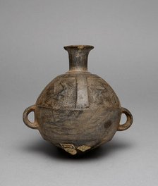 Vessel (Aryballos) with Relief Depicting Birds and Fish, A.D. 1200/1450. Creator: Unknown.