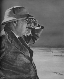 'Mr. Churchill Spies the Enemy', 1943.  Artist: Unknown.
