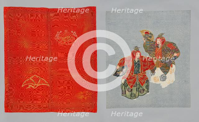 Embroidered and Resist-Dyed Fabric, late 1800s-early 1900s. Creator: Unknown.