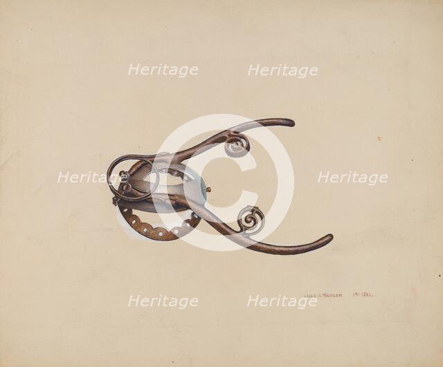 Wick Trimmer, c. 1939. Creator: Leslie Macklem.