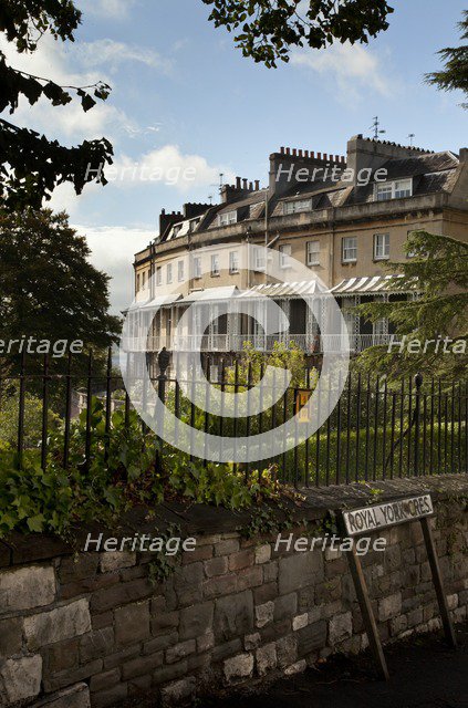 Georgian houses in The Paragon, Clifton, Bristol, 2011. Artist: Patricia Payne.
