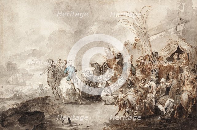 King Charles XII at Bender.