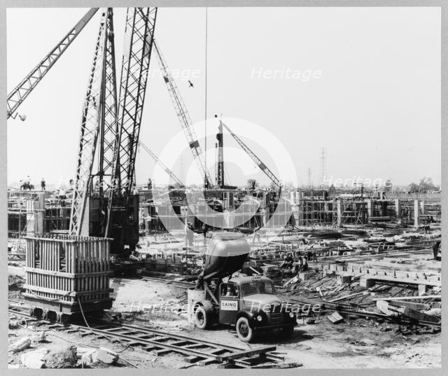 Ford Motor Company Works, Thames Foundry, Dagenham, Havering, GLA, 30/05/1956. Creator: John Laing plc.