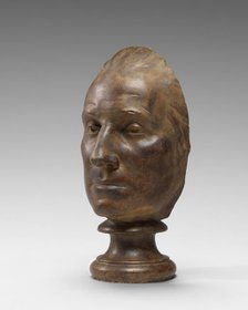 Mask of George Washington, model 1785, cast possibly by 1849. Creator: Unknown.