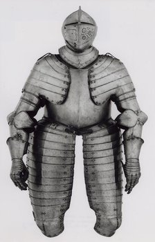 Elements of a Half Armor for Foot Tournament at the Barriers, Augsburg, c. 1590. Creator: Unknown.