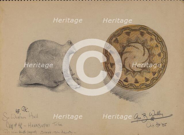 Basket, 1935. Creator: George B. Wally.