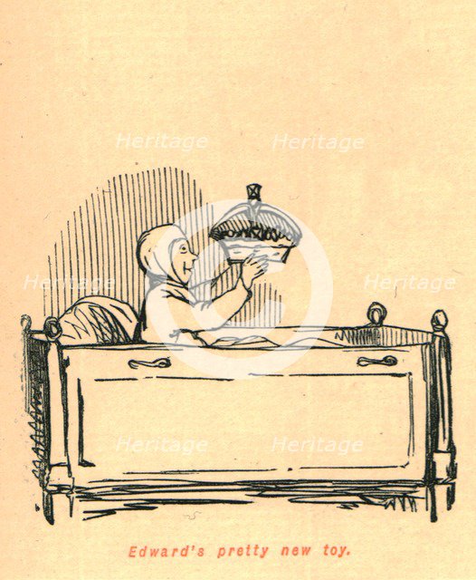 'Edward's pretty new toy', 1897.  Creator: John Leech.