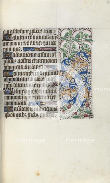 Book of Hours (Use of Rouen): fol. 48r, c. 1470. Creator: Master of the Geneva Latini (French, active Rouen, 1460-80).
