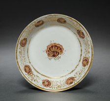 Saucer from Oliver Wolcott, Jr. Tea Service (1 of 6), 1785-1805. Creator: Unknown.
