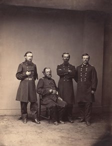General William Ward and Staff, ca. 1861. Creator: Mathew Brady.