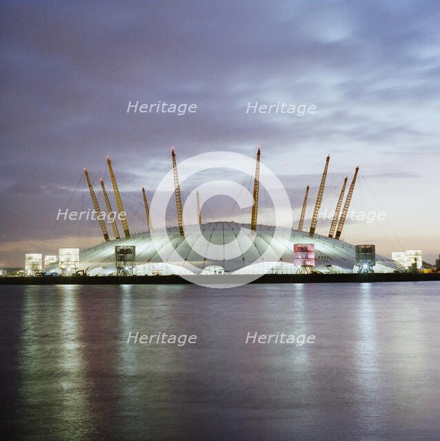 Millennium Dome, Drawdock Road, Greenwich, London, 10/02/1999. Creator: John Laing plc.