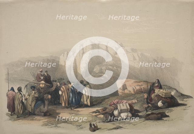 Tomb of Aaron, Summit of Mount Horeb, 1839. Creator: David Roberts (British, 1796-1864).