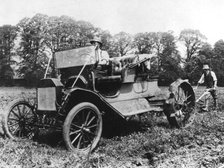 Model T Ford with Stephenson agricultural conversion, Sussex, 1917. Artist: Unknown