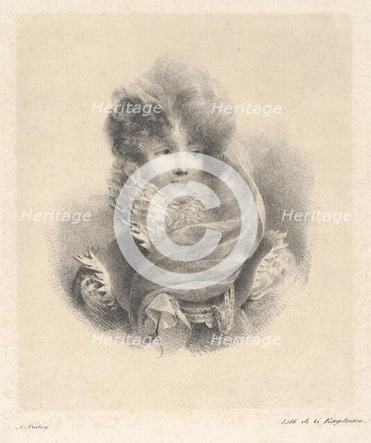 Portrait of Mademoiselle de Pavant, 1825. Creator: Jean-Baptiste Isabey.