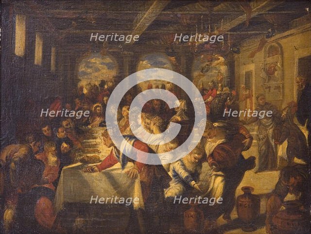 The Wedding Feast at Cana, Early 17th century. Creator: Rottenhammer, Johann (Hans), the Elder (1564-1625).