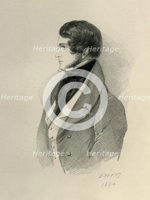 L. Gilmour, 1834. Creator: Alfred d'Orsay.