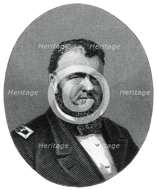 Louis Malesherbes Goldsborough, admiral in the United States Navy, 1862-1867.Artist: J Rogers