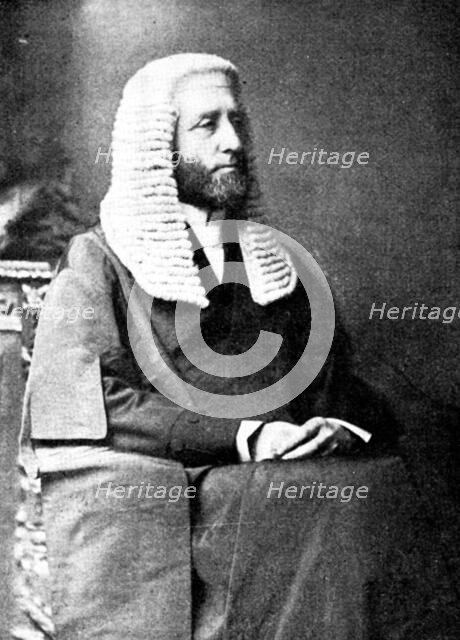 The Right Hon. A. W. Peel, Speaker from 1884 to April 1895, (1895).  Creator: Alexander Bassano.