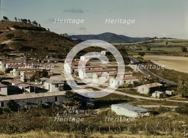 A land and utility municipal housing project, Ponce, Puerto Rico, 1941. Creator: Jack Delano.