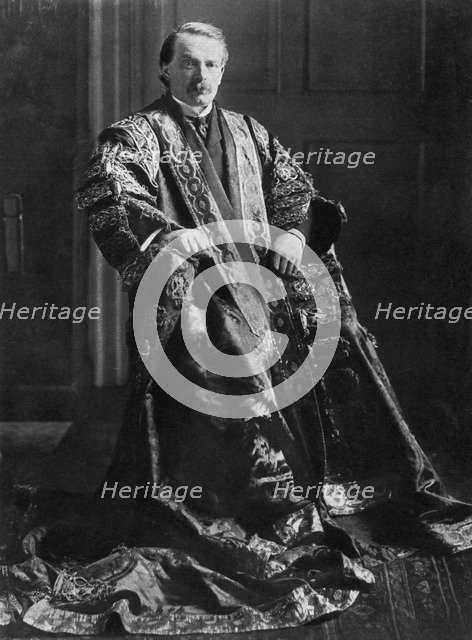 David Lloyd George, Chancellor of the Exchequer, 1908 (1937). Artist: R Haines